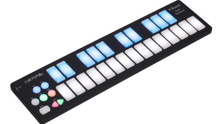 タブレット、モバイルデバイスでの音楽制作に最適なキーボードデバイス「K-Board」