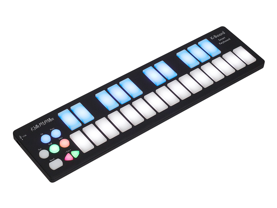 タブレット、モバイルデバイスでの音楽制作に最適なキーボードデバイス「K-Board」
