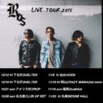 10月21日、アメリカ村DROPにて「ROS LIVE TOUR 2018」開催！