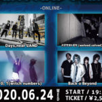 6/24新宿ZircoTokyo ZircoTokyo & yuki. presents 「absolute blue」-ONLINE-